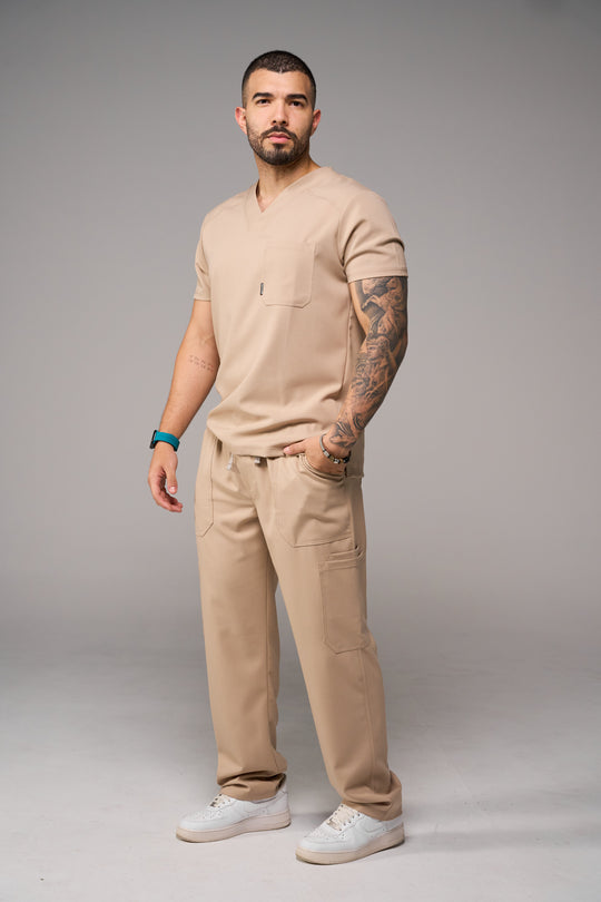 Scrub Cargo - Beige